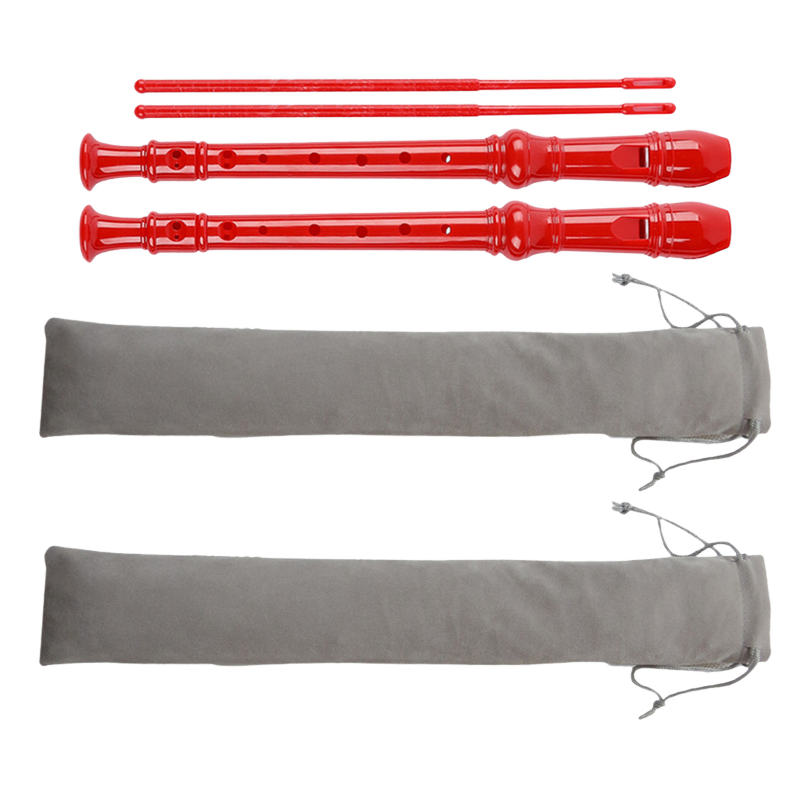 Soprano Recorder Plastic - 2 ชุด รีคอร์เดอร์สำหรับเด็ก สไตล์เยอรมัน โซปราโน พลาสติก