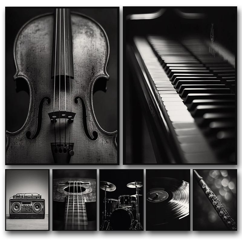 เครื่องดนตรีคลาสสิก โปสเตอร์ภา - Picture Of Musical Instrument บทวิจารณ์และราคา